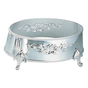 江部松商事 EBM EBM H 洋白 小判皿飾台 16インチ用 三種メッキ 江部松商事