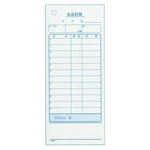 江部松商事 EBM EBM 単式 会計伝票 K406 100枚つづり 20冊入 江部松商事