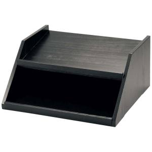 江部松商事 EBM EBM 木製 カトラリーボックス用台 2段4列 黒 江部松商事