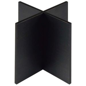 江部松商事 EBM EBM 木製 組立十字スタンド 黒 200×200×200mm 江部松商事