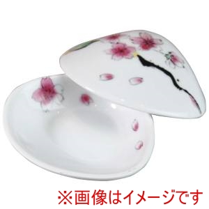 江部松商事 EBM EBM アルセラム強化食器 錦桜絵貝型珍味 EC20-24 江部松商事