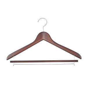 江部松商事 EBM EBM 木製 ロッキー15 ハンガー ブラウン Wバー付 江部松商事