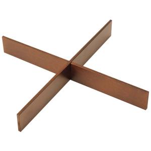 江部松商事 EBM EBM 木製 正角箱 十字仕切り ウォールナット 江部松商事