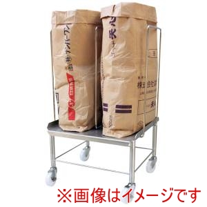 江部松商事 EBM EBM HACCPER300オールステンレス袋キャリー 2袋用 HS1-382 江部松商事