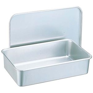 江部松商事 EBM EBM アルマイト B型バット 蓋付 288 B-32 フルーツ添加物容器 325×195 江部松商事