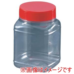 江部松商事 EBM EBM PET 食品ボトル 赤 ミニ角 江部松商事