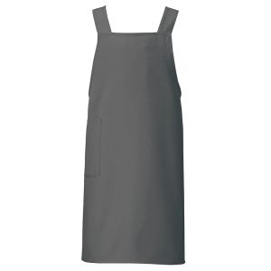 アイトス アイトス HS2506 胸当てエプロン ダークグレー フリーサイズ