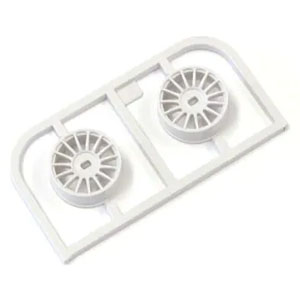 京商 kyosho 京商 MDH100W-N0 マルチホイール ナロー オフセット 0 ホワイト AWD 2pcs.