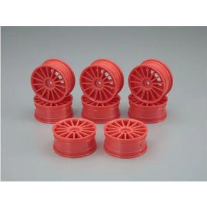 京商 kyosho 京商 エアロ24ホイル 15本スポーク/蛍光ピンク/8個入