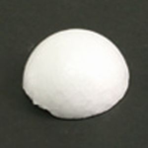 日本紐釦貿易 Nippon Chuko NBK つまみ細工用 半円スチロール 20個入 25mm 白 S51-25 日本紐釦貿易