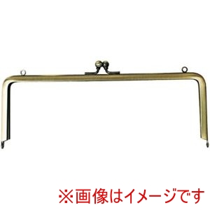 日本紐釦貿易 Nippon Chuko 日本紐釦 両カン付 差し込みタイプ 口金 外約W21.5×H9cm 3個入 SK18-AG-3