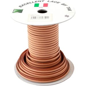 日本紐釦貿易 Nippon Chuko NBK イタリア製 本革コード 3mm幅 10m巻 ベージュ  YC3-10M-40 日本紐釦貿易