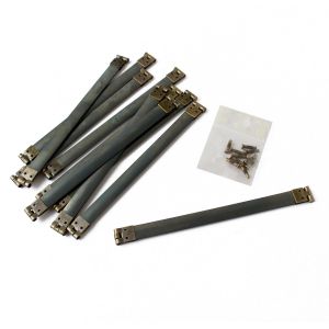 日本紐釦貿易 Nippon Chuko NBK バネ口金 14cm 10本 AG アンティークゴールド JS8004 日本紐釦貿易