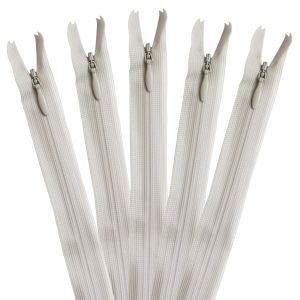 YKK YKK コンシールファスナー 56cm 5本入 col.576 薄グレー KS56-576