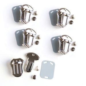 日本紐釦貿易 Nippon Chuko NBK 豆差込錠 シルバー 5個入り M253-S 日本紐釦貿易