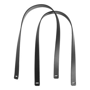 日本紐釦貿易 Nippon Chuko NBK 本革持ち手 黒 17mmx59.5cm 1組 KT91-B 日本紐釦貿易