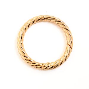 日本紐釦貿易 Nippon Chuko NBK デザインカラビナ ロープタイプ 41mm 1個入 ゴールド S27-304-41G-1P 日本紐釦貿易