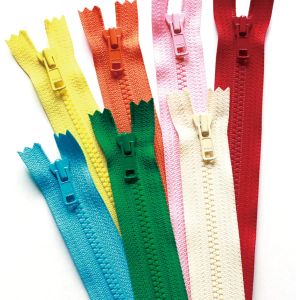日本紐釦貿易 Nippon Chuko NBK ポーチ用ビスロンファスナー ポップカラー 30cm 7色各1本入 4VC30-7MIX 日本紐釦貿易