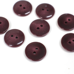 日本紐釦貿易 Nippon Chuko NBK サマーカジュアルボタン 15mm 8個 エンジ 153-15-28 日本紐釦貿易