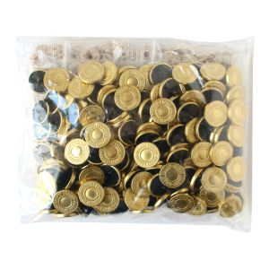 日本紐釦貿易 Nippon Chuko NBK サンメタルスナップ 両面メタル風 15mm 100組入 イエローゴールド  SMS15-1TYL-100 日本紐釦貿易