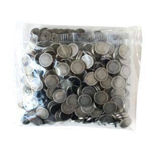 日本紐釦貿易 Nippon Chuko NBK サンメタルスナップ 両面メタル風 15mm 100組入 アンティークシルバー  SMS15-2THS-100 日本紐釦貿易