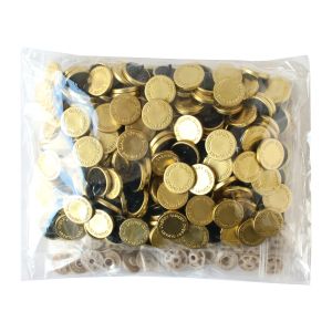 日本紐釦貿易 Nippon Chuko NBK サンメタルスナップ 両面メタル風 15mm 100組入 イエローゴールド  SMS15-2TYL-100 日本紐釦貿易