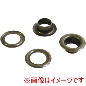 日本紐釦貿易 Nippon Chuko 日本紐釦貿易 片面ハトメ #32 穴18mm 100組入 アンティークゴールド F5-340