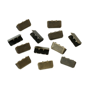 日本紐釦貿易 Nippon Chuko NBK 先止金具 15mm巾 12個 アンティークゴールド SGM-W15-AG 日本紐釦貿易