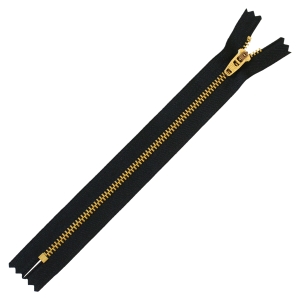 日本紐釦貿易 Nippon Chuko NBK デニムパンツ用ファスナー 20cm 黒 5本入 3YG20-580 日本紐釦貿易