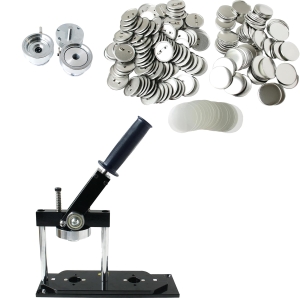 日本紐釦貿易 Nippon Chuko NBK 丸形用 缶バッジスターターセット マシン アタッチメント バッジパーツ φ44mm MA-PT44SET 日本紐釦貿易