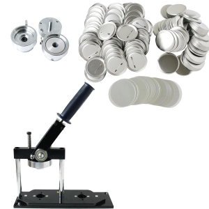 日本紐釦貿易 Nippon Chuko NBK 丸形用 缶バッジスターターセット マシン アタッチメント バッジパーツ φ65mm MA-PT65SET 日本紐釦貿易