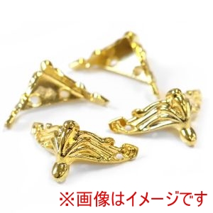 日本紐釦貿易 Nippon Chuko 日本紐釦 猫足 金具 大 4個入 ゴールド ACF2-G
