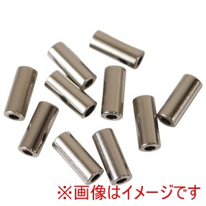 日本紐釦貿易 Nippon Chuko 日本紐釦 ひも先 金具 大 10個入 シルバー SGM908-S
