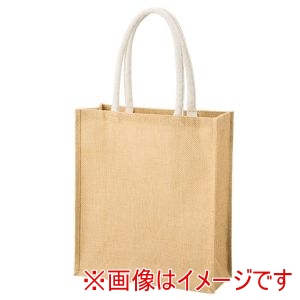 日本紐釦貿易 Nippon Chuko 日本紐釦 ジュートスクエア トートバッグ MLサイズ 高さ36×幅31×マチ13cm ナチュラルベージュ ES326