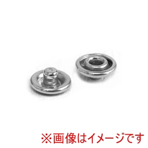 日本紐釦貿易 Nippon Chuko 日本紐釦貿易 アメリカンホック具材 下型 直径12mm ニッケル 検針器対応 100個入 F5-13D