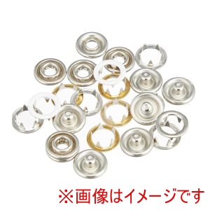 日本紐釦貿易 Nippon Chuko 日本紐釦貿易 リングスナップボタン 10mm 白 100組 打ち具なし F12-55-100