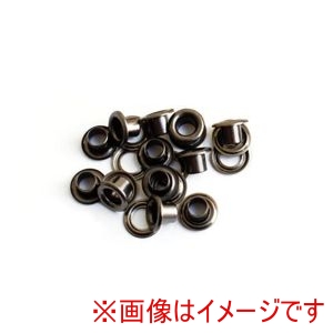 日本紐釦貿易 Nippon Chuko 日本紐釦貿易 片面ハトメ #200 穴4mm 200組入 黒ニッケル F5-303