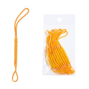 日本紐釦貿易 Nippon Chuko NBK 根付紐 ストラップ 10cm 10本 オレンジ F1-5-10 日本紐釦貿易