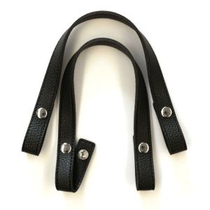 日本紐釦貿易 Nippon Chuko NBK エンボス加工 ホック式 ハンドル S 40cm 2本1組入 ブラック MAW56-B 日本紐釦貿易