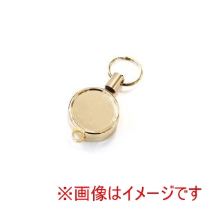 日本紐釦貿易 Nippon Chuko 日本紐釦 ミニ リール キーホルダー 本金メッキ TN60-G