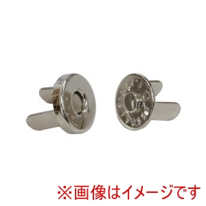 日本紐釦貿易 Nippon Chuko 日本紐釦貿易 足折マグネットボタン 差し込みタイプ 直径8mm 30組入 ニッケル SM7-S-30