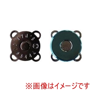 日本紐釦貿易 Nippon Chuko 日本紐釦貿易 縫い付 マグネット ブラックニッケル 直径18mm 30組入 SM9-BN-30