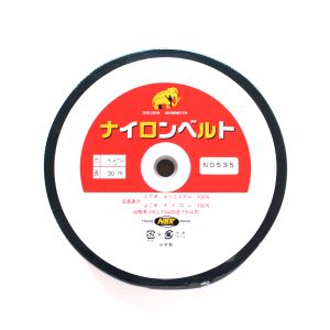 日本紐釦貿易 Nippon Chuko NBK インサイドベルト 幅35mm×30m巻 黒 F535-30B 日本紐釦貿易