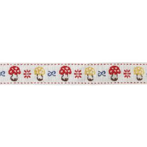 日本紐釦貿易 Nippon Chuko NBK チロルテープ きのこ 5m巻 DAI144-33-15-5M 日本紐釦貿易