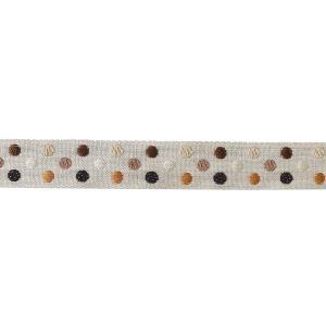 日本紐釦貿易 Nippon Chuko NBK チロルテープ ドット 5m巻 巾約17mm DAI144-45-42-5M 日本紐釦貿易