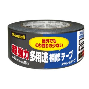 スリーエム 3M スリーエム 3M DUCT-NR18 スコッチ 超強力多用途補修テープ のり残りの少ないタイプ 48mm×18m