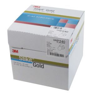 スリーエム 3M スリーエム 3M DR 240 GOL スティキット ゴールドディスクロール 穴なし 240 125mm径