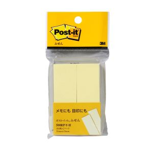 スリーエム 3M スリーエム 500RP-Y-H ふせん再生紙スタンダードイエロー フック