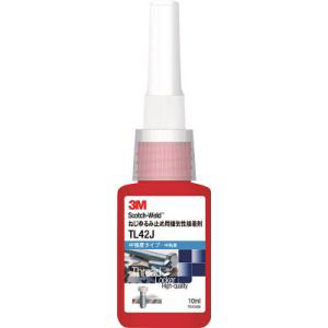 スリーエム 3M スリーエム 3M TL43J 10ML Scotch-Weld ねじゆるみ止め用嫌気性接着剤 TL43J 10ml