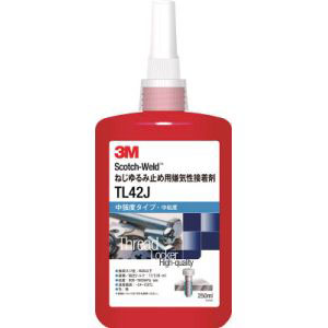 スリーエム 3M スリーエム 3M TL43J 250ML Scotch-Weld ねじゆるみ止め用嫌気性接着剤 TL43J 250ml